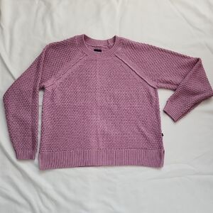 GAP Lavender Purple Crewneck Sweater with Textured Knit